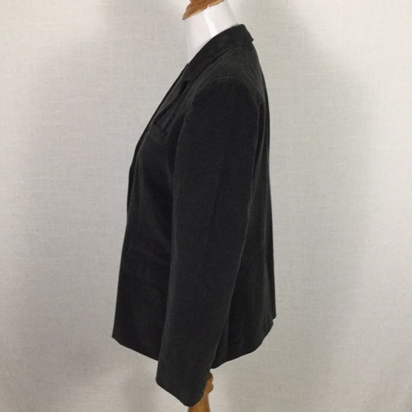 NWOT Rafaella olive-green-grey corduroy blazer - Picture 5 of 10